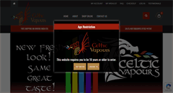 Desktop Screenshot of celticvapours.com